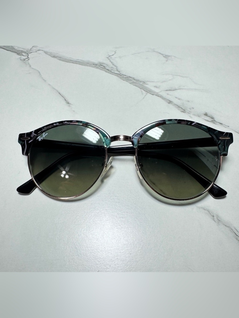 Ray-Ban club round RB4266 Sunglasses, Tortoises Frame, UNISEX